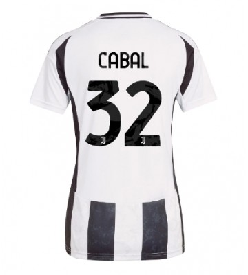 Juventus Juan Cabal #32 Primera Equipación Mujer 2024-25 Manga Corta